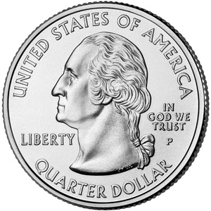2008 Quarter - S - Oklahoma - Silver Proof obverse